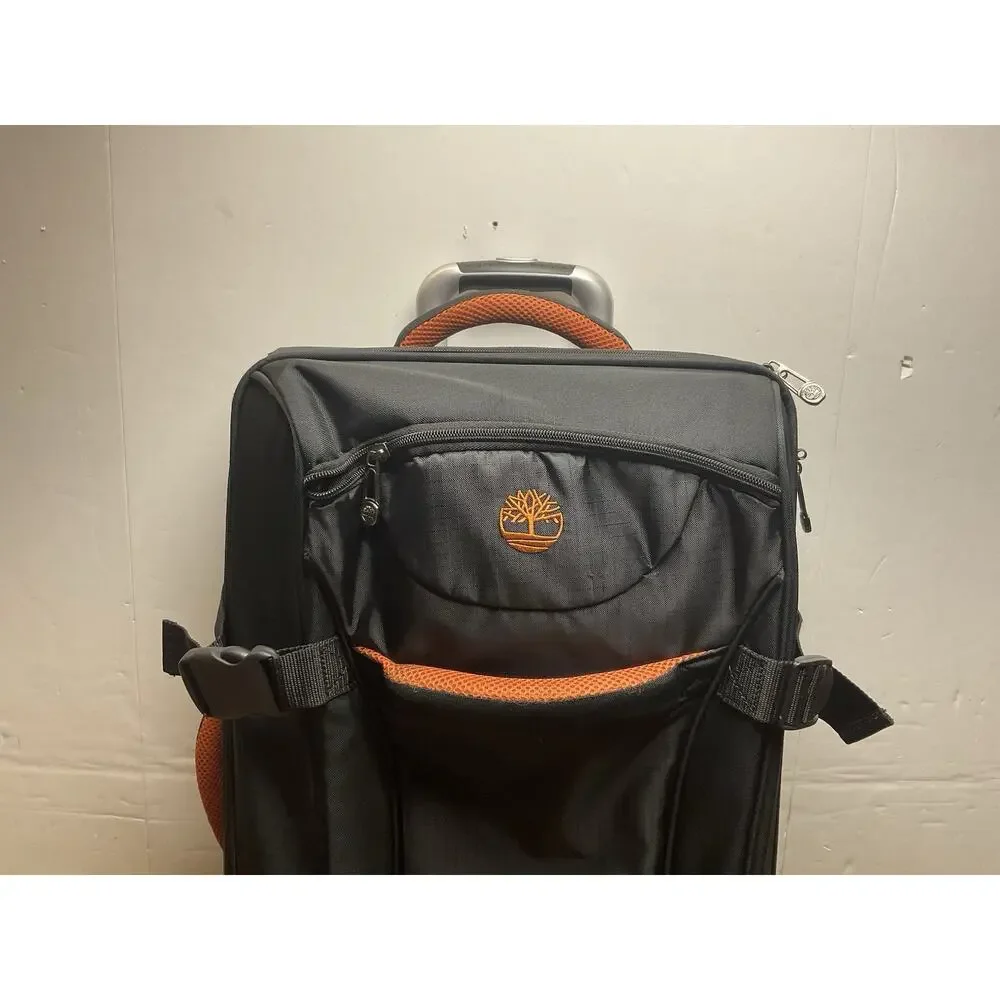 Timberland Twin Mountain Rolling Wheeled Upright Carry-On Duffle Suitcase